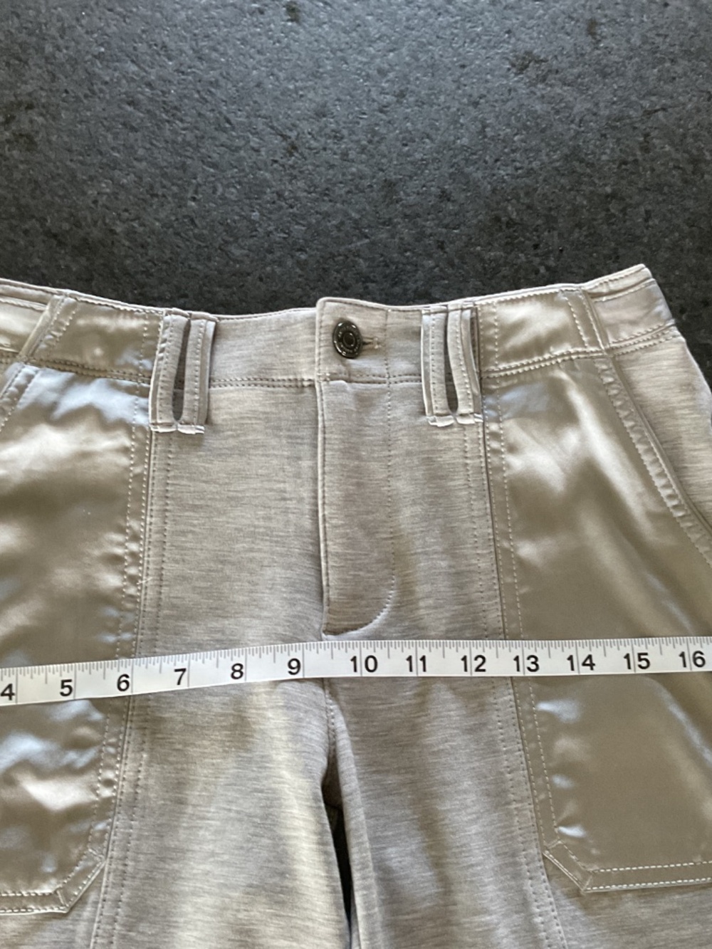 NWT Straight Cropped Satin Utility Pants by WHBM - Picture 10 of 15